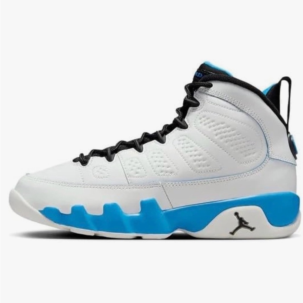 Retro * Vintage* NWOB* Kids Jordan 9s Sneakers - White and Blue & Blsc